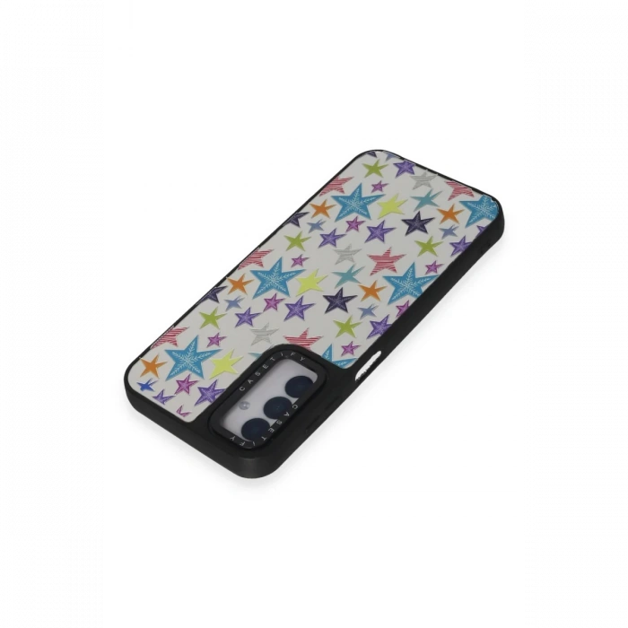 Newface Samsung Galaxy M14 5G Kılıf Mirror Desenli Kapak