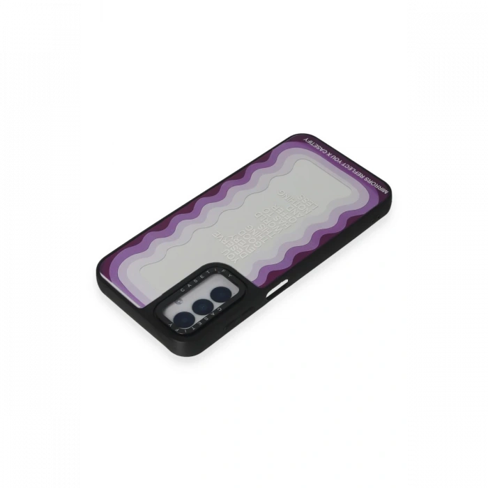 Newface Samsung Galaxy M14 5G Kılıf Mirror Desenli Kapak