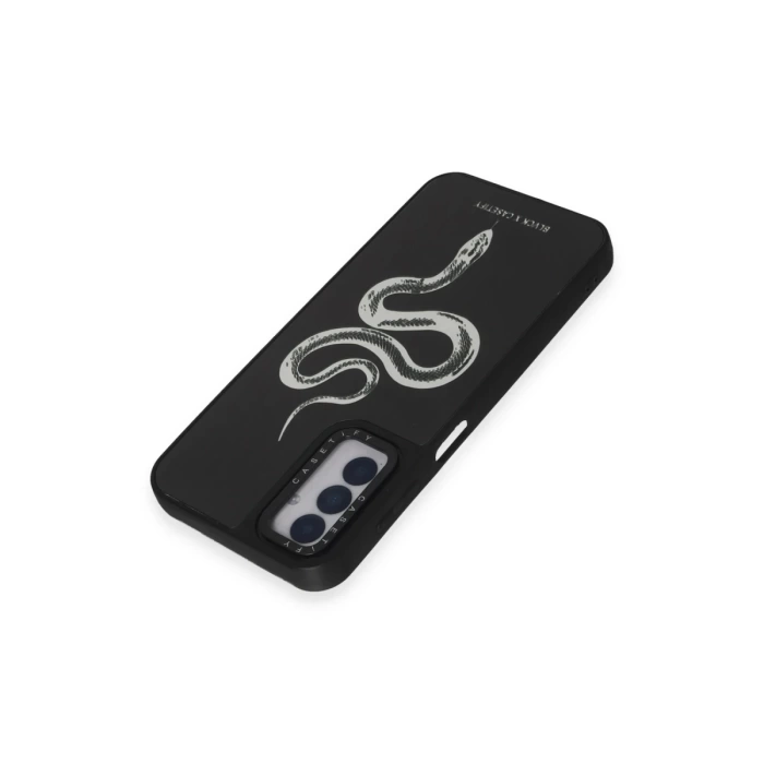 Newface Samsung Galaxy M14 5G Kılıf Mirror Desenli Kapak