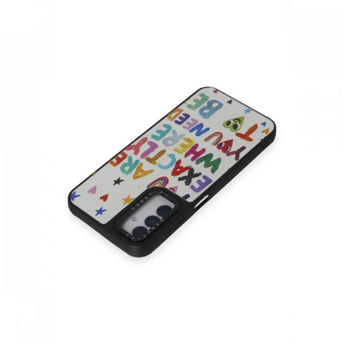 Newface Samsung Galaxy M14 5G Kılıf Mirror Desenli Kapak