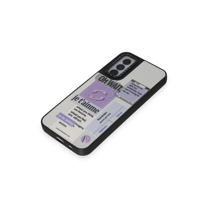 Newface Samsung Galaxy M14 5G Kılıf Mirror Desenli Kapak