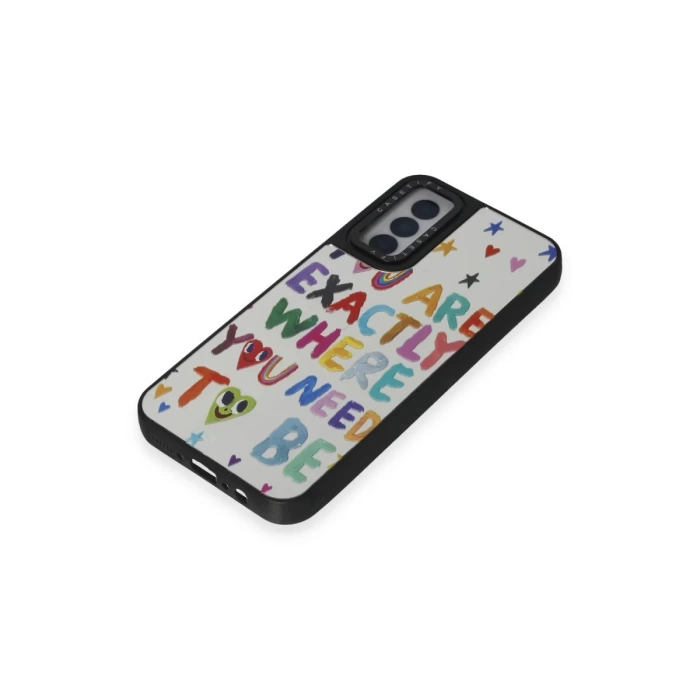 Newface Samsung Galaxy M14 5G Kılıf Mirror Desenli Kapak