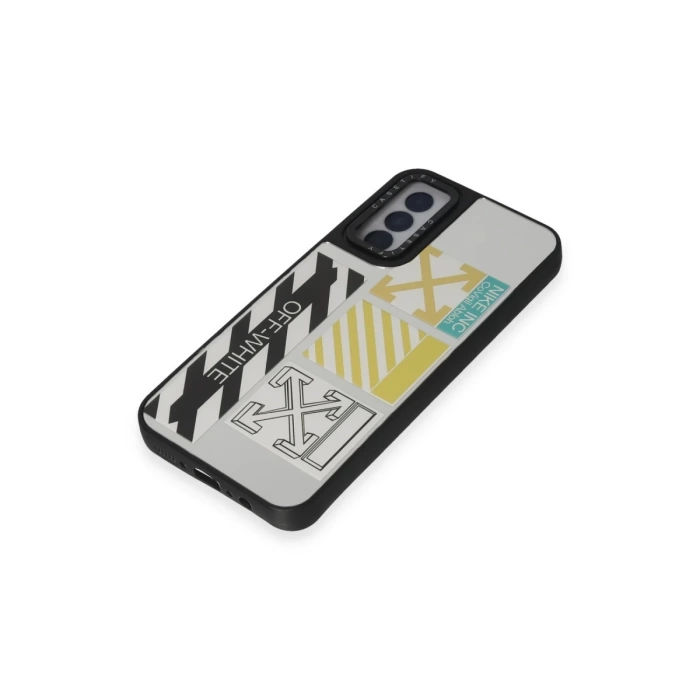 Newface Samsung Galaxy M14 5G Kılıf Mirror Desenli Kapak