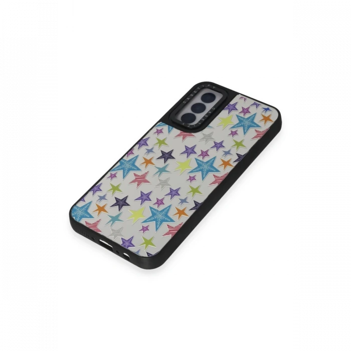 Newface Samsung Galaxy M14 5G Kılıf Mirror Desenli Kapak