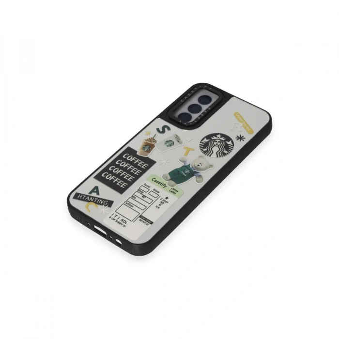 Newface Samsung Galaxy M14 5G Kılıf Mirror Desenli Kapak