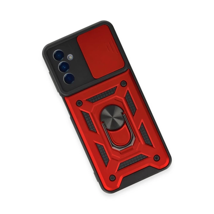 Newface Samsung Galaxy M14 5G Kılıf Pars Lens Yüzüklü Silikon