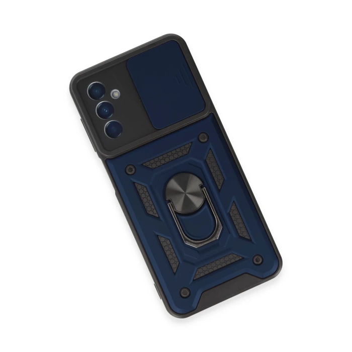 Newface Samsung Galaxy M14 5G Kılıf Pars Lens Yüzüklü Silikon