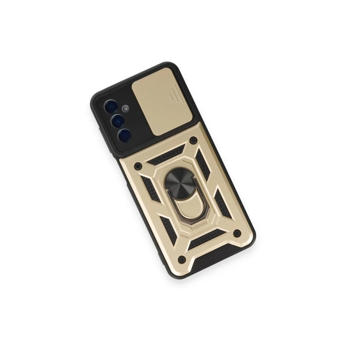 Newface Samsung Galaxy M14 5G Kılıf Pars Lens Yüzüklü Silikon