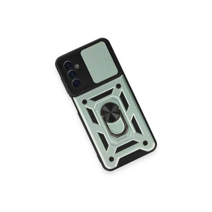 Newface Samsung Galaxy M14 5G Kılıf Pars Lens Yüzüklü Silikon