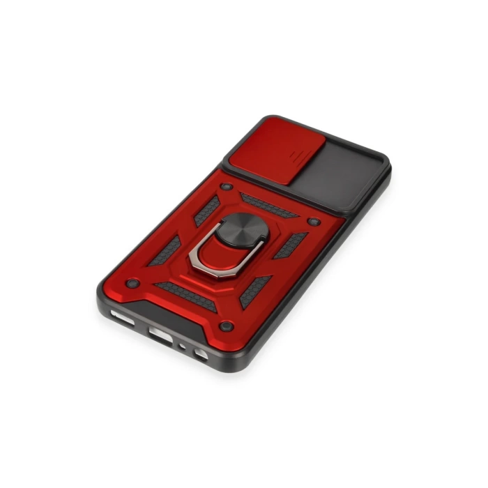 Newface Samsung Galaxy M14 5G Kılıf Pars Lens Yüzüklü Silikon