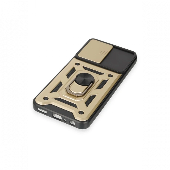 Newface Samsung Galaxy M14 5G Kılıf Pars Lens Yüzüklü Silikon
