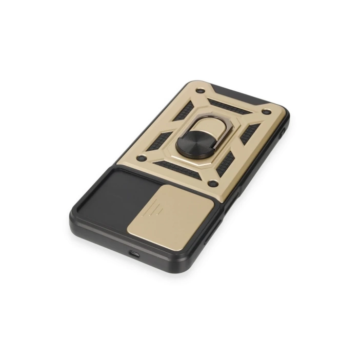 Newface Samsung Galaxy M14 5G Kılıf Pars Lens Yüzüklü Silikon