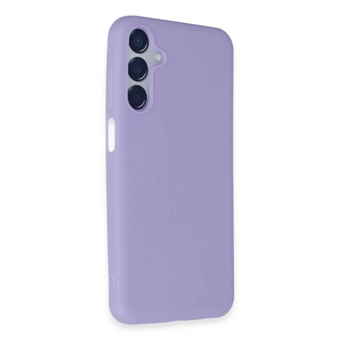 Newface Samsung Galaxy M15 Kılıf First Silikon - Lila