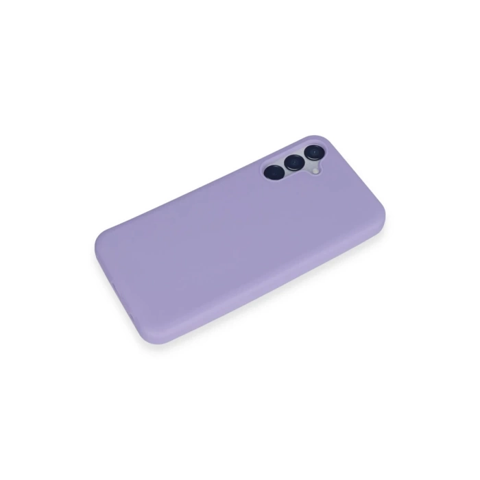 Newface Samsung Galaxy M15 Kılıf First Silikon - Lila