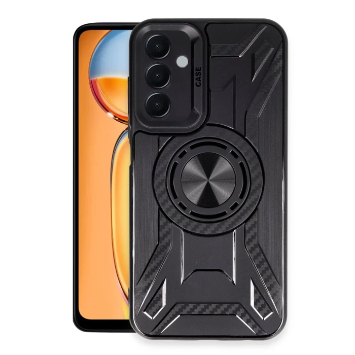 Newface Samsung Galaxy M15 Kılıf Lincoln Silikon - Siyah