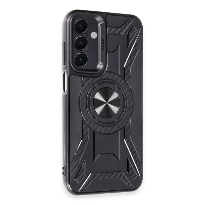 Newface Samsung Galaxy M15 Kılıf Lincoln Silikon - Siyah
