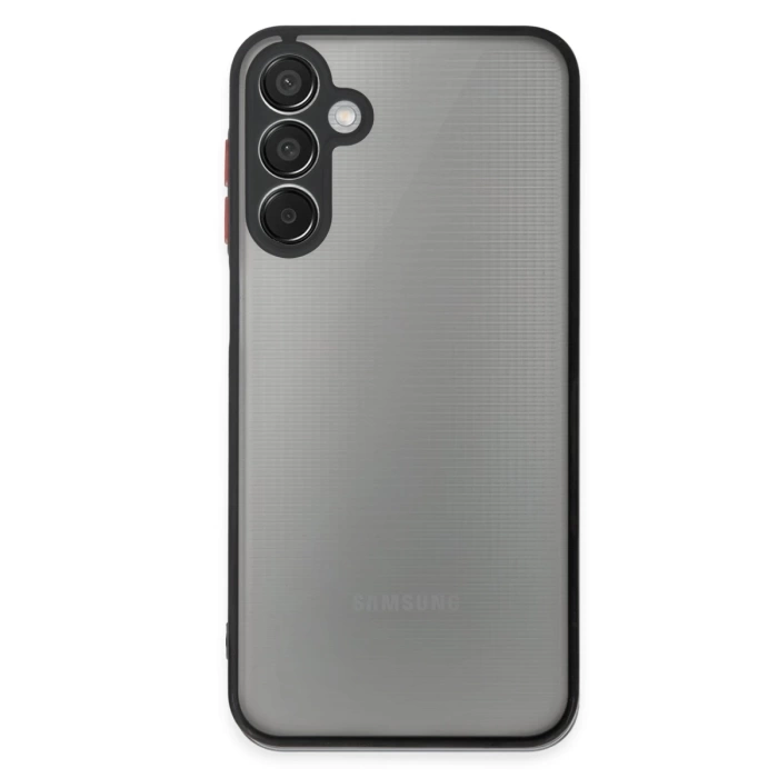 Newface Samsung Galaxy M15 Kılıf Montreal Silikon Kapak - Siyah