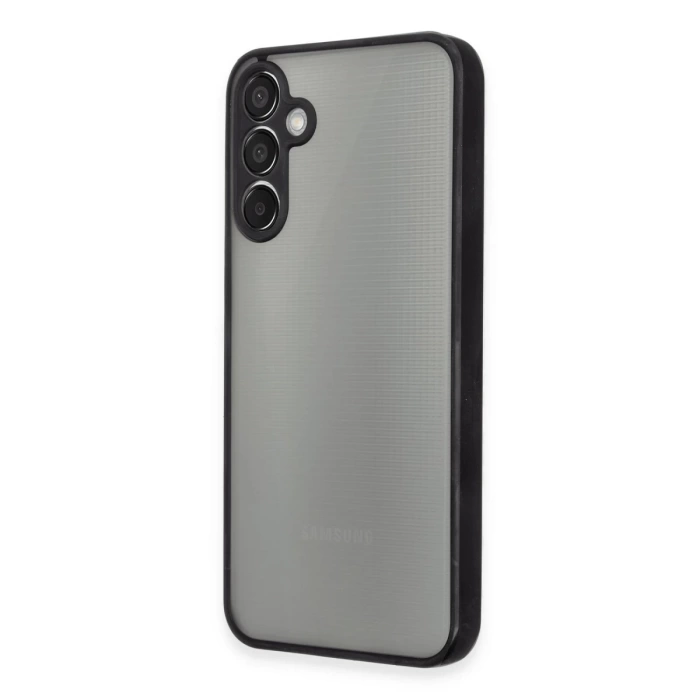 Newface Samsung Galaxy M15 Kılıf Montreal Silikon Kapak - Siyah