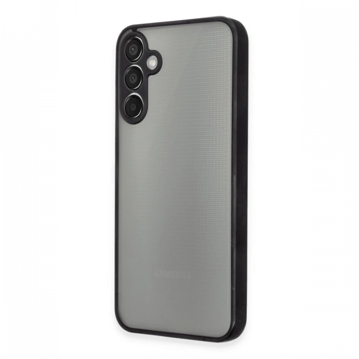 Newface Samsung Galaxy M15 Kılıf Montreal Silikon Kapak - Siyah