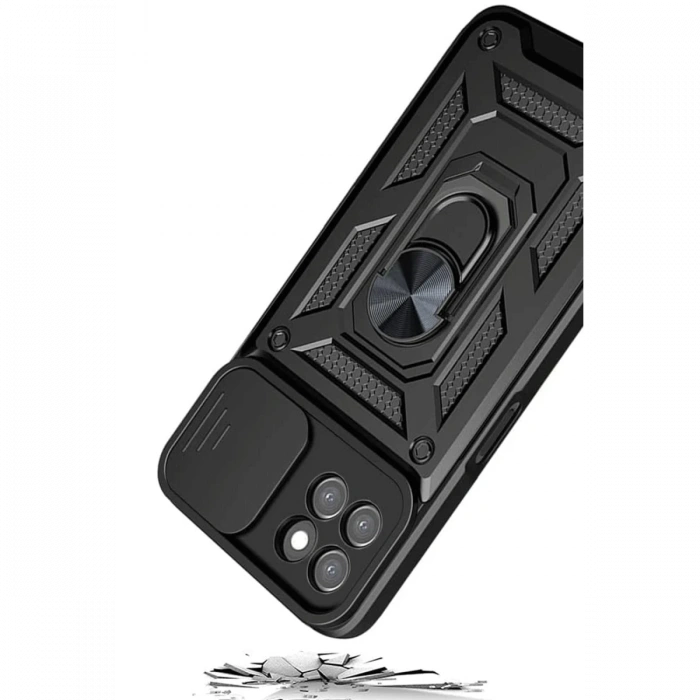 Newface Samsung Galaxy M15 Kılıf Pars Lens Yüzüklü Silikon