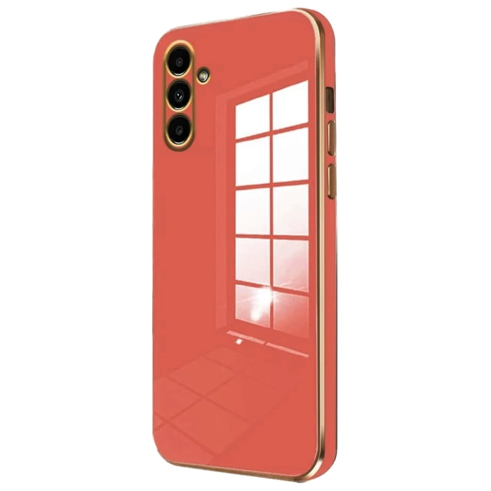 Newface Samsung Galaxy M15 Kılıf Volet Silikon - Kırmızı