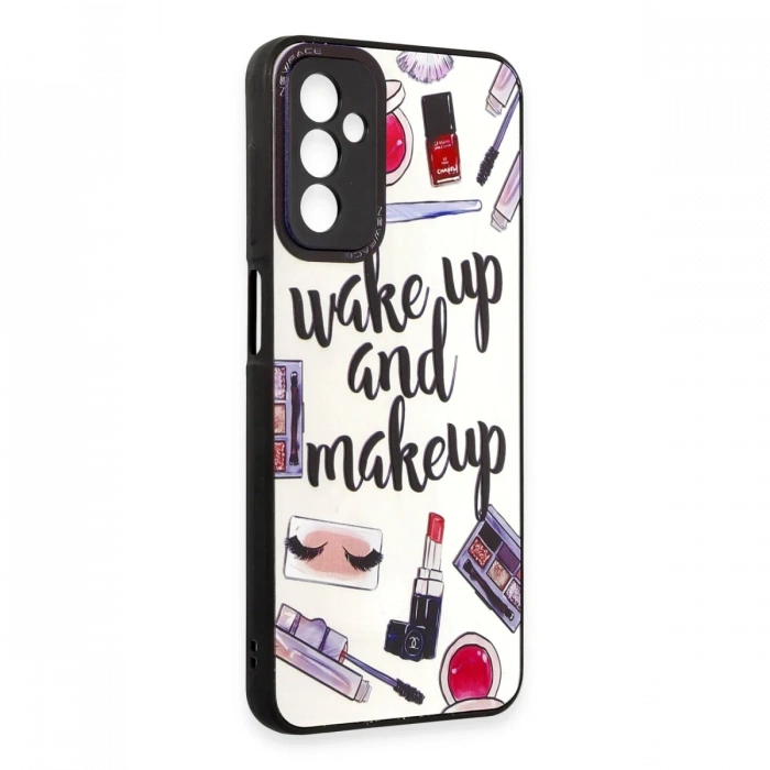 Newface Samsung Galaxy M23 Kılıf Mirror Desenli Kapak