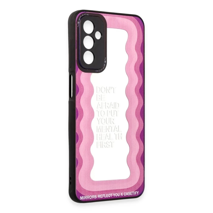 Newface Samsung Galaxy M23 Kılıf Mirror Desenli Kapak