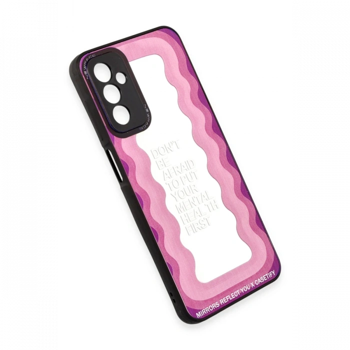 Newface Samsung Galaxy M23 Kılıf Mirror Desenli Kapak