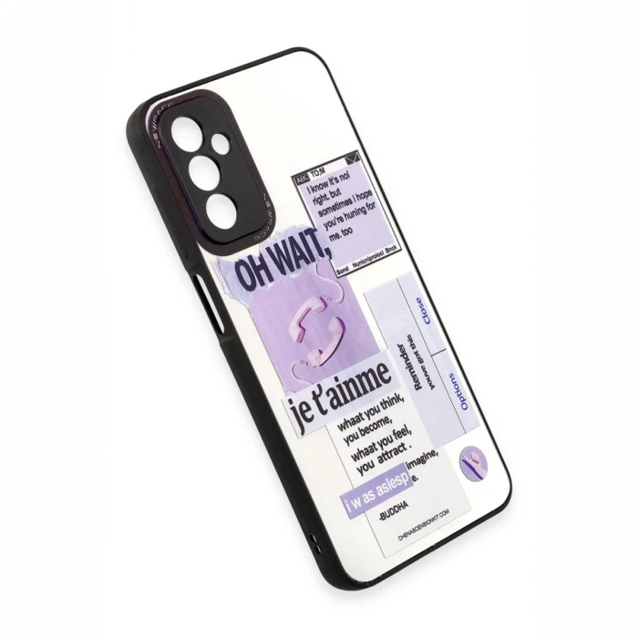 Newface Samsung Galaxy M23 Kılıf Mirror Desenli Kapak