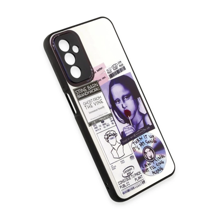 Newface Samsung Galaxy M23 Kılıf Mirror Desenli Kapak