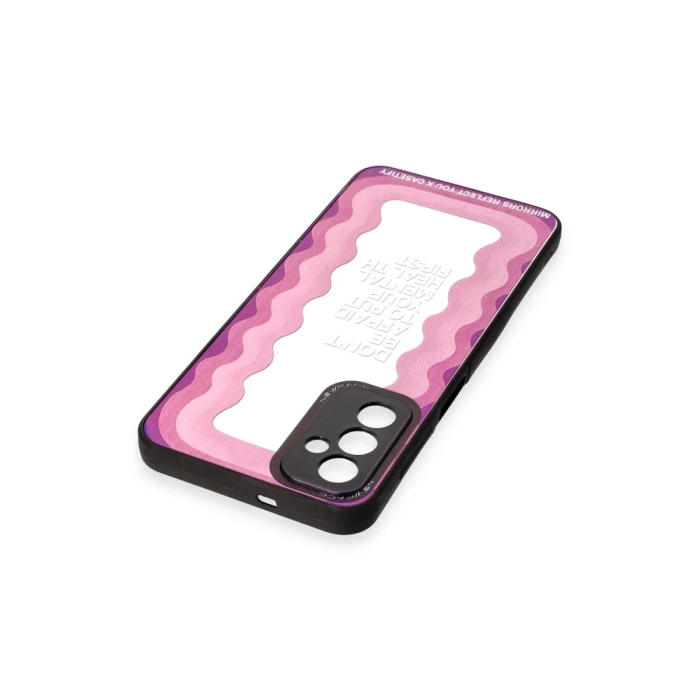 Newface Samsung Galaxy M23 Kılıf Mirror Desenli Kapak