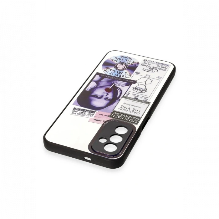 Newface Samsung Galaxy M23 Kılıf Mirror Desenli Kapak