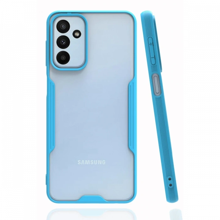 Newface Samsung Galaxy M23 Kılıf Platin Silikon