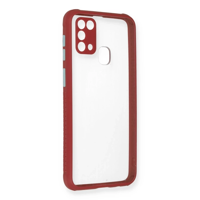 Newface Samsung Galaxy M31 Kılıf Miami Şeffaf Silikon