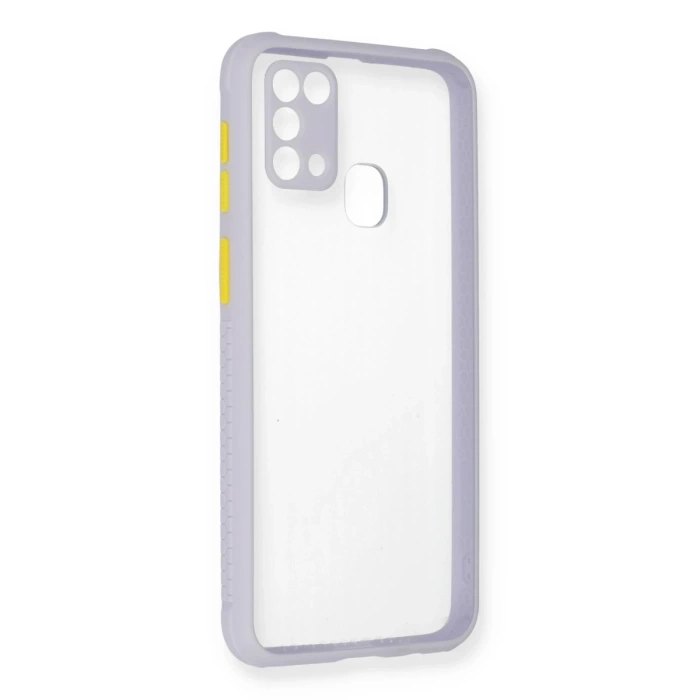 Newface Samsung Galaxy M31 Kılıf Miami Şeffaf Silikon
