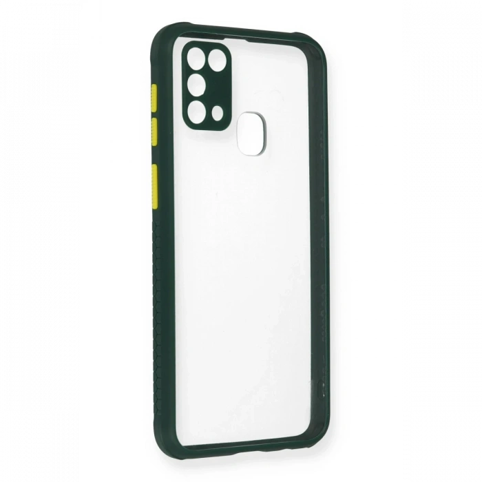Newface Samsung Galaxy M31 Kılıf Miami Şeffaf Silikon