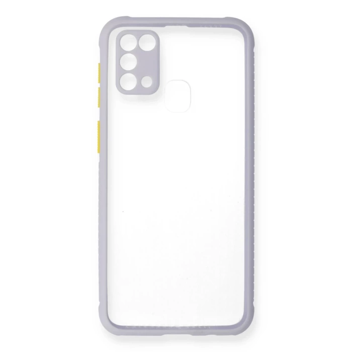 Newface Samsung Galaxy M31 Kılıf Miami Şeffaf Silikon