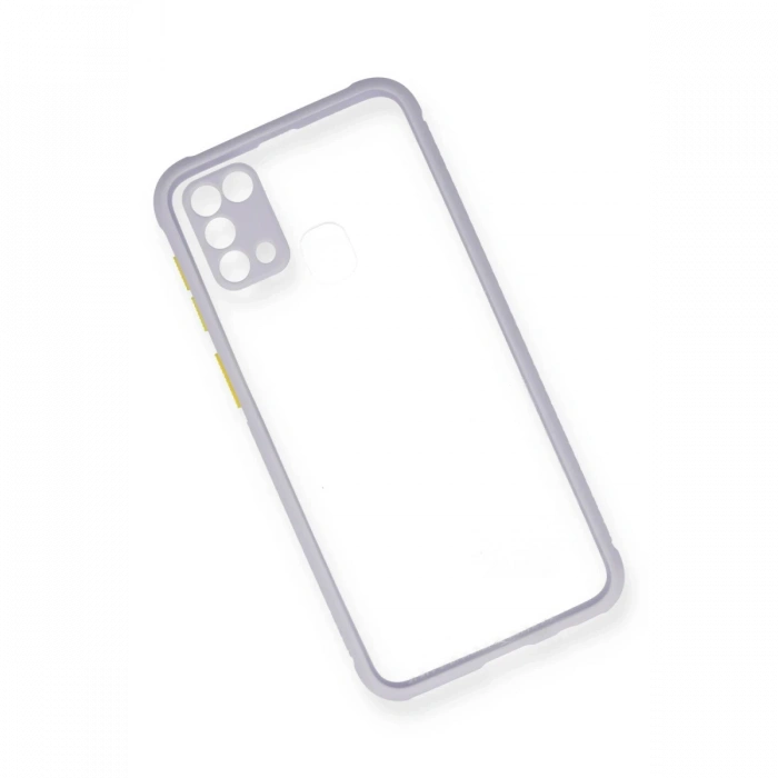 Newface Samsung Galaxy M31 Kılıf Miami Şeffaf Silikon
