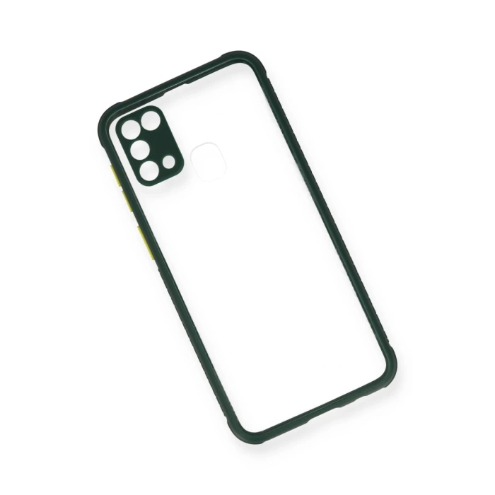 Newface Samsung Galaxy M31 Kılıf Miami Şeffaf Silikon