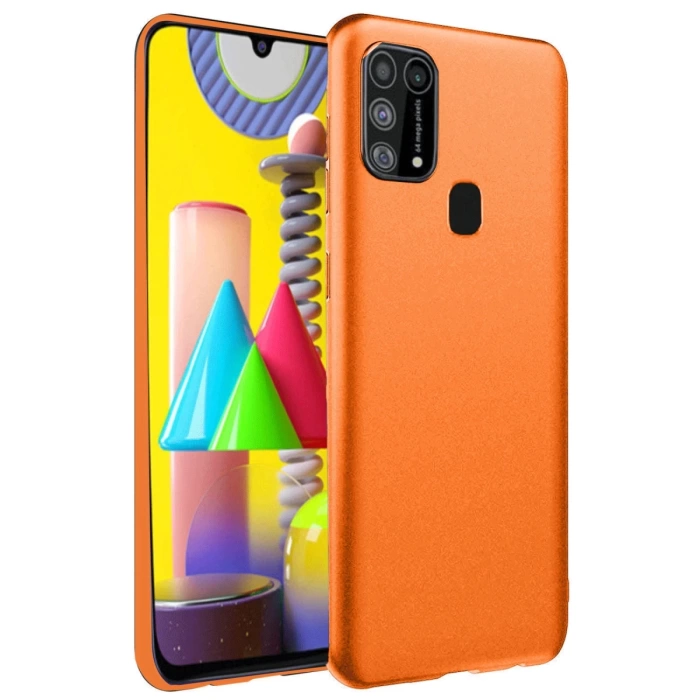 Newface Samsung Galaxy M31 Kılıf Nano içi Kadife Silikon
