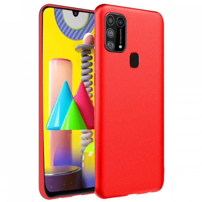 Newface Samsung Galaxy M31 Kılıf Nano içi Kadife Silikon