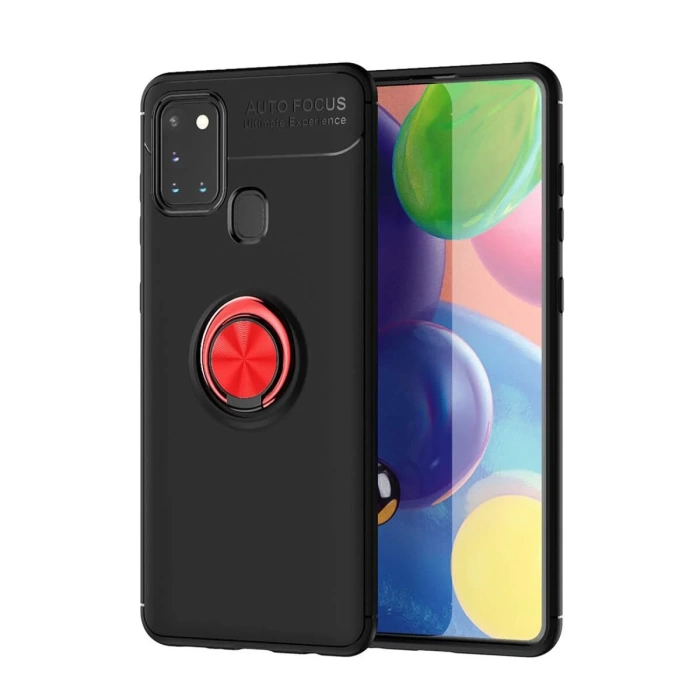 Newface Samsung Galaxy M31 Kılıf Range Yüzüklü Silikon
