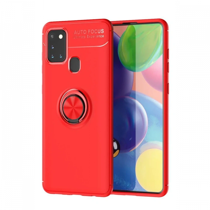Newface Samsung Galaxy M31 Kılıf Range Yüzüklü Silikon
