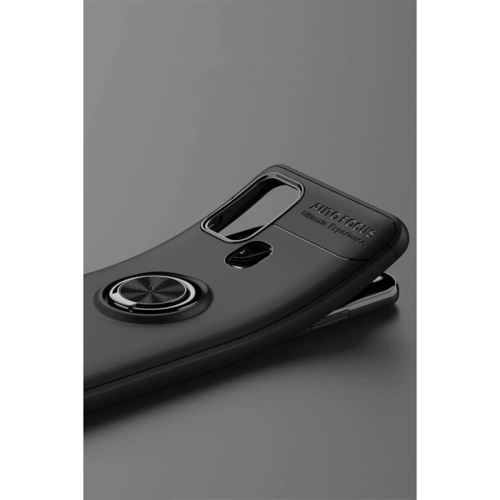 Newface Samsung Galaxy M31 Kılıf Range Yüzüklü Silikon