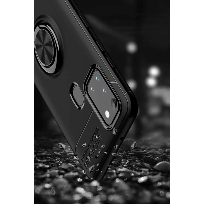 Newface Samsung Galaxy M31 Kılıf Range Yüzüklü Silikon