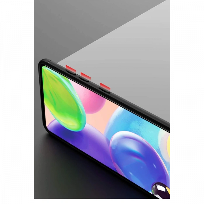 Newface Samsung Galaxy M31 Kılıf Range Yüzüklü Silikon