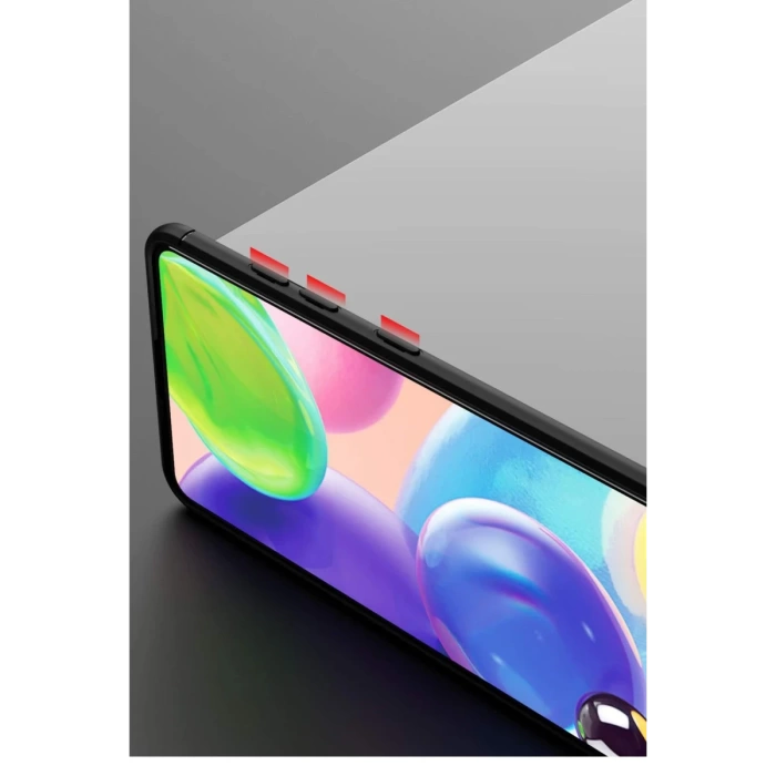 Newface Samsung Galaxy M31 Kılıf Range Yüzüklü Silikon
