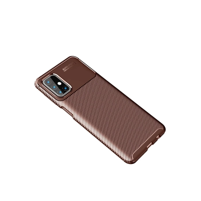 Newface Samsung Galaxy M31S Kılıf Auto Focus Karbon Kapak