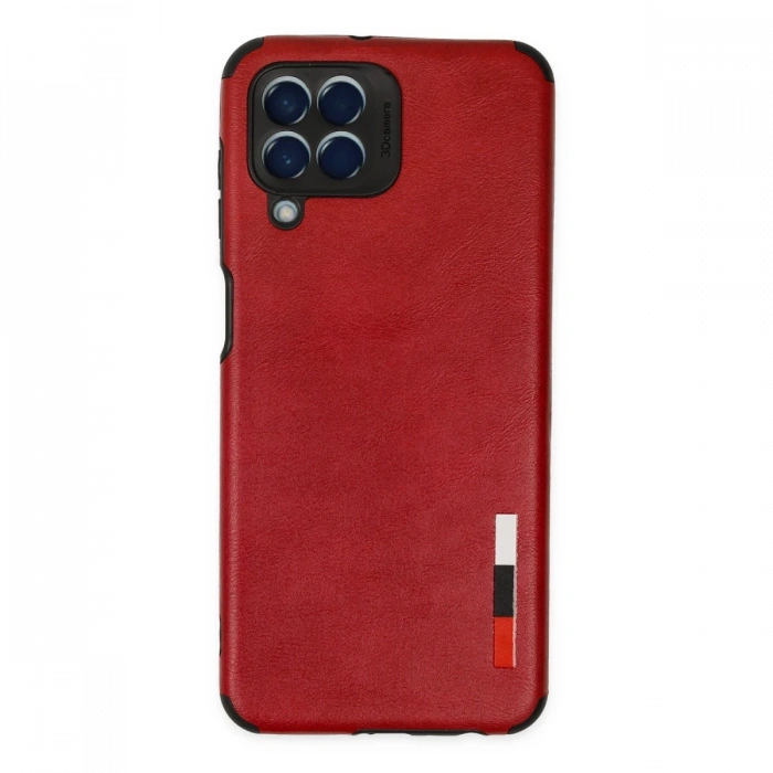 Newface Samsung Galaxy M33 Kılıf Loop Deri Silikon