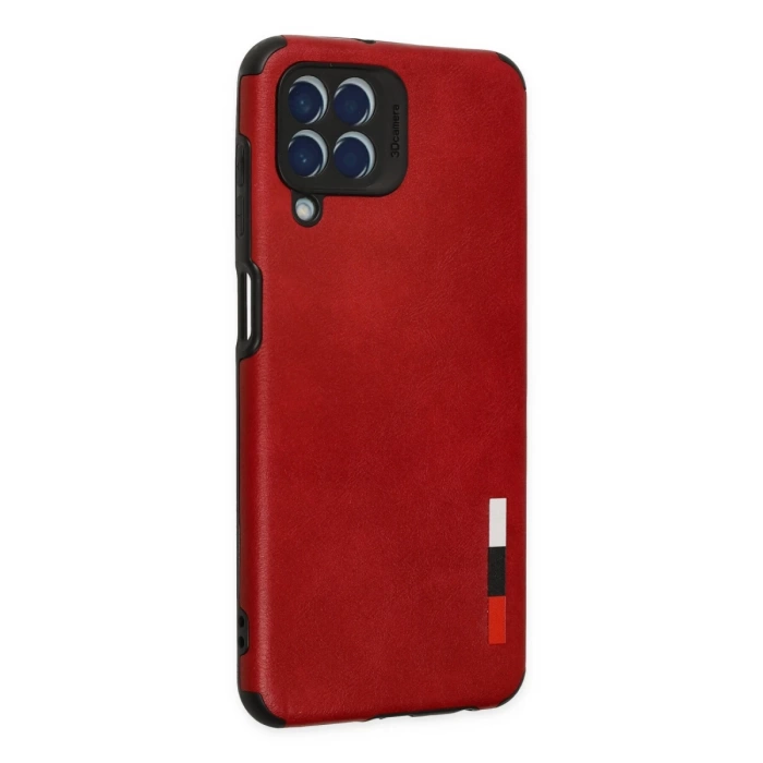 Newface Samsung Galaxy M33 Kılıf Loop Deri Silikon
